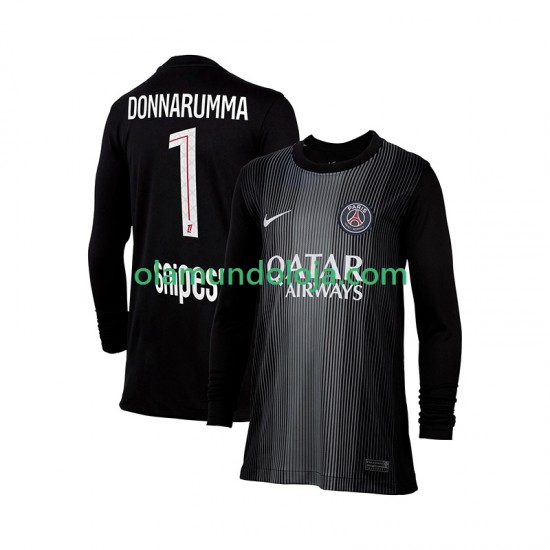 Camisola Paris Saint-Germain Gianluigi Donnarumma 1 Guarda-redes Homem Equipamento Primeiro 2025-2026 Manga Comprida